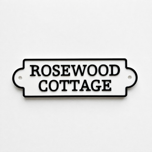 Personalised text sign custom - personalised,