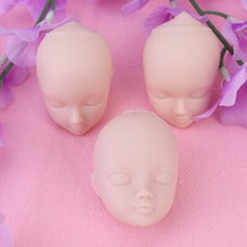 10 Pcs Silicone Doll Head Bjd