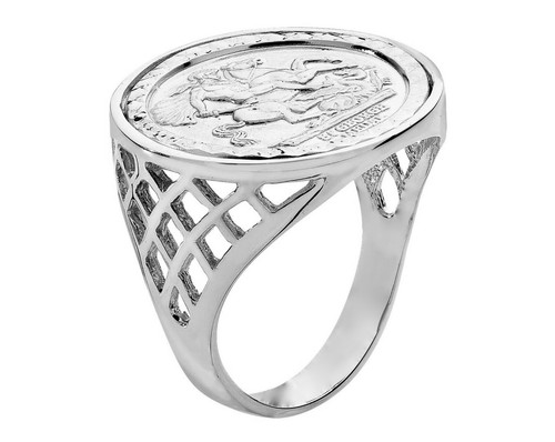 Sterling silver sovereign - sterling,