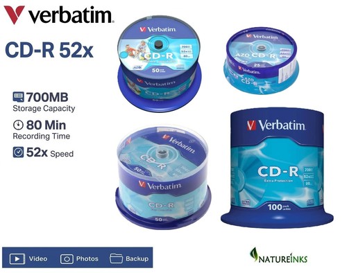 Genuine verbatim blank - verbatim, cd-r