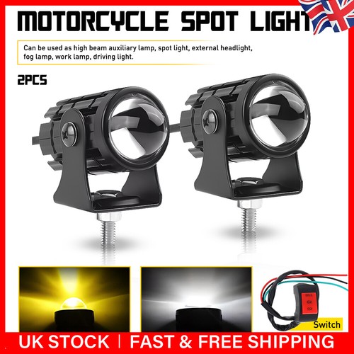Led motorcycle headlight - 2x,