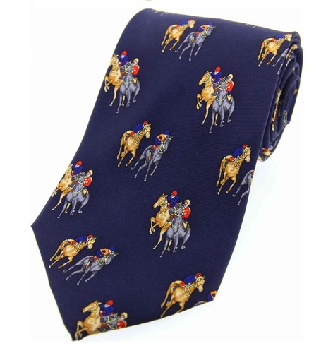 Navy blue luxury silk - silk, tie