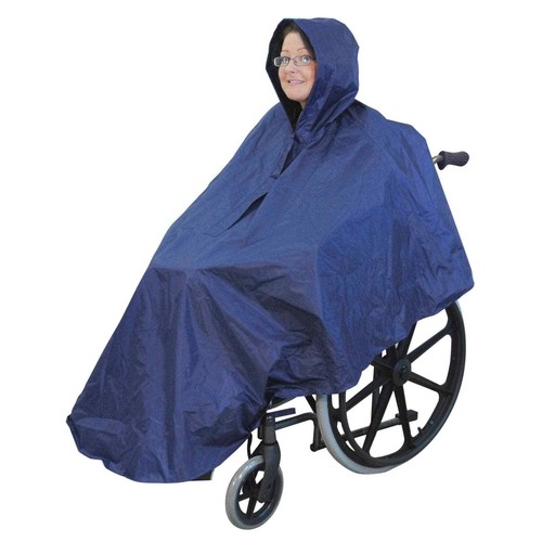 Wheelchair poncho rain cover - wheelchair,