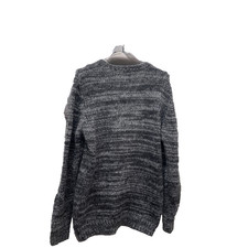 Vintage y2k H&M fine wool crew neck grey jumper| SKU 1156