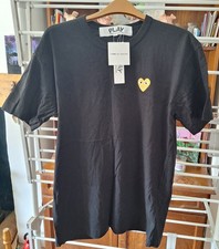 BNWT Mens Black Play Comme Des