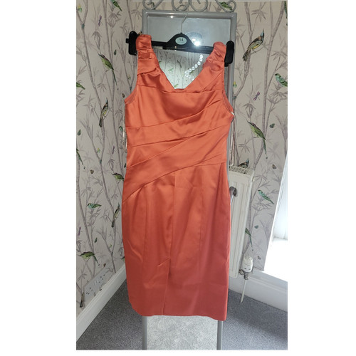 Karen millen orange satin - karen,