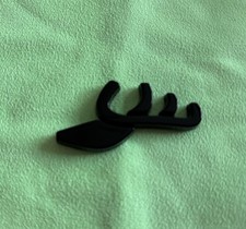 Saab Hirsch Moose Badge - Matt Black