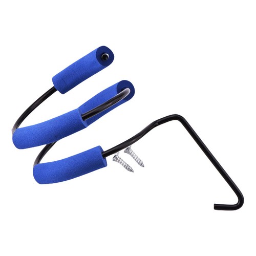 Black iron hair dryer holder - iron,