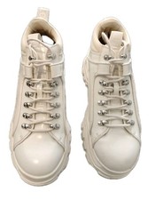 Buffalo London CLD white Platform Shoes Sz 9 Vguc