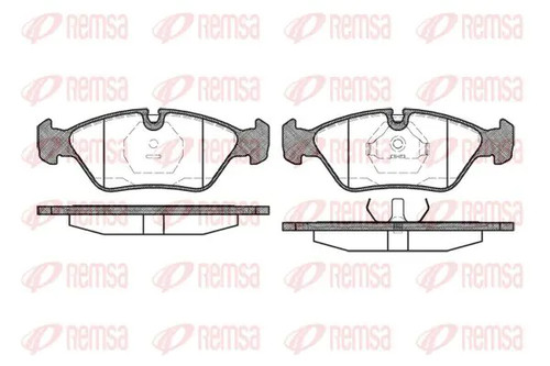 Brake pads front axle 0139 - brake,