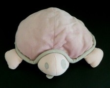 U. DOOMOO PINK DOOMOO PLUSH TURTLE GREY zipper 22cm - empty - TTBE