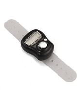 Black Finger Ring Digital  Tally Counter Timer Religious Knitting Row Tasbeeh***