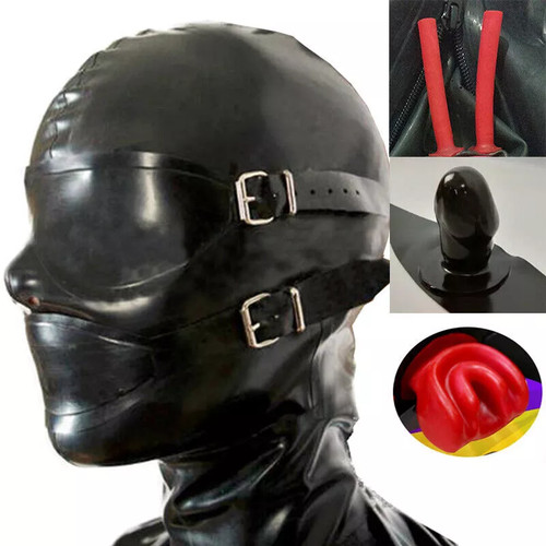 Latex rubber hood with - rubber,