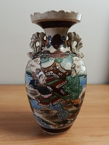 Japanese satsuma style moriage - satsuma,