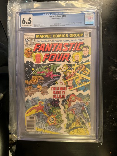 Fantastic four 183 cgc 5 - fantastic, #183