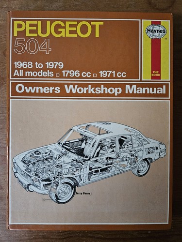 Peugeot 504 haynes owners - peugeot,