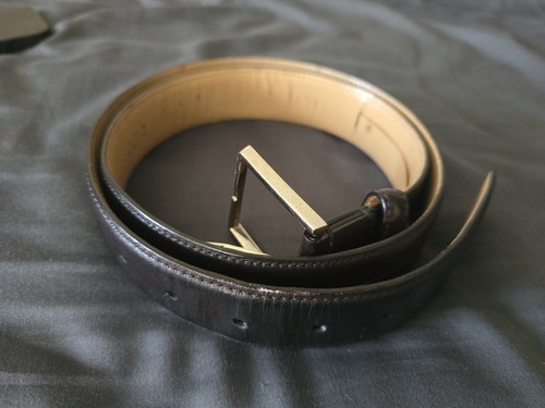 Berluti belt black leather - belt,