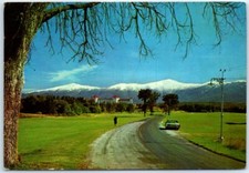 Postcard - Snow-Capped Mt, Washington and Hotel Bretton Woods, New Hampshire