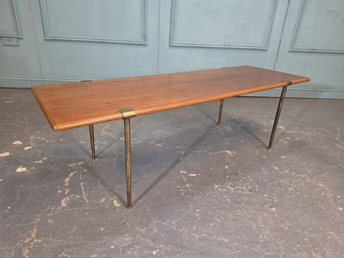 Mid century teak coffee - coffee, table