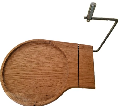 Vintage wooden cheese - wooden,