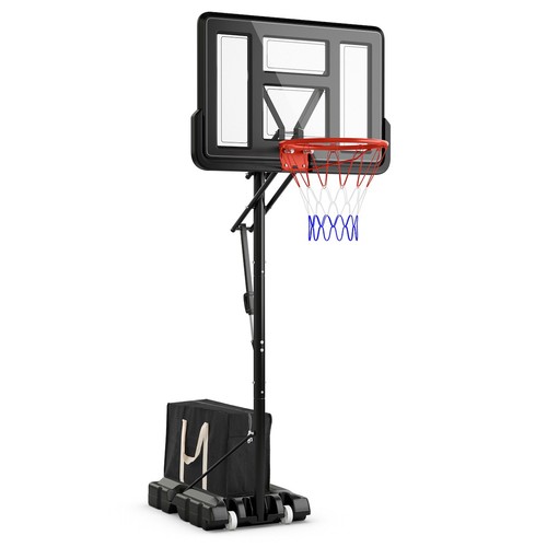 Portable basketball hoop with - portable,