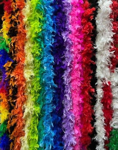 Feather boa coloured - 2m,