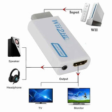 Wii TO HDMI Converter Wii2HDMI with 3.5mm Audio Video Output