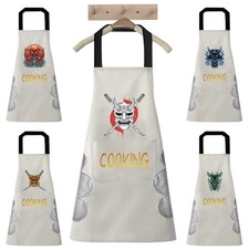Monster Unisex Waterproof Kitchen Chef Apron Pocket Catering Cooking BBQ Apron