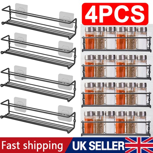 4pcs spice herb jar - herb, rack