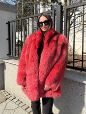 Luxury Real Red Fox Fur Jacket