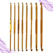 tunisian crochet needles Pack of 8 Crochet Hooks Set Ergonomic Double