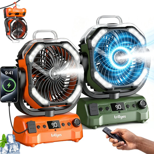 20000mah camping fan - camping, fan,