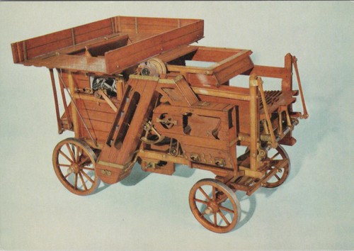 Farming postcard model of - farming,