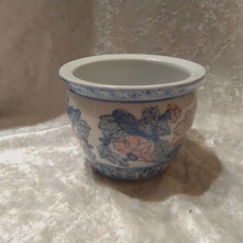 Chinese pottery plant pot - chinese,