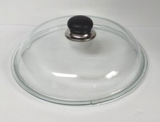 PYREX Clear Glass Replacement lid w/ black Knob for Profi-guss WOLL Skillet/pan