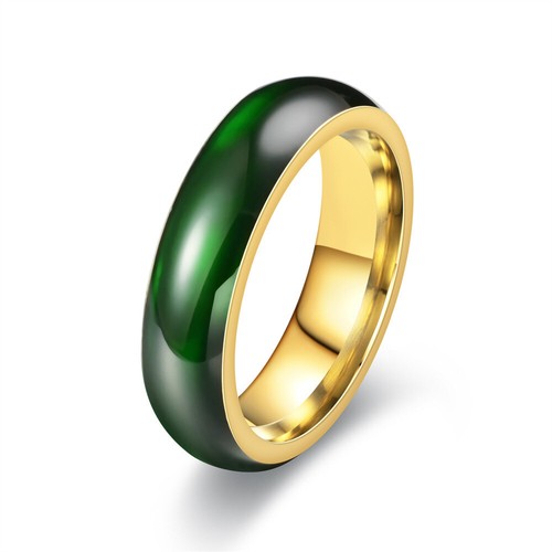 6mm imitation jade - jade, rings