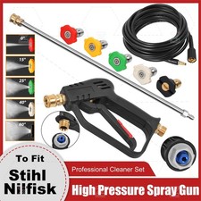 For Stihl / Nilfisk Washer Gun Lance Nozzle Sprayer Jet High Pressure Hose 10M