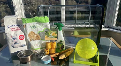 Gerbil hamster cage - , extras