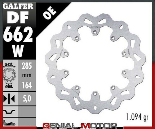 Galfer rear brake disc - brake,