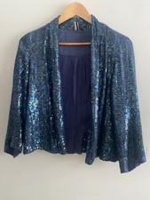 Rare Topshop Navy/Blue Sequin