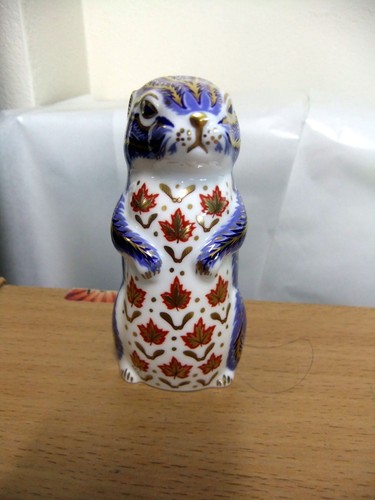 Royal crown derby - crown, paperweight