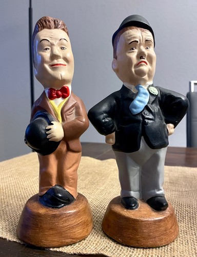 Vintage laurel hardy ceramic - vintage,
