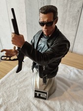 Sideshow TERMINATOR 2 T2 Arnold Schwarzenegger T-800 Mini Bust Polystone T2D