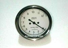 Veglia Borletti Tachometer WHITE FACE DUCATI 12000 rpm 4:1 Replica