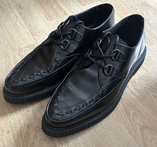 Black Leather Creepers ASOS