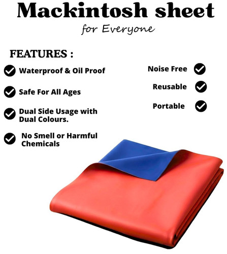 Rubber sheet mackintosh - sheet,