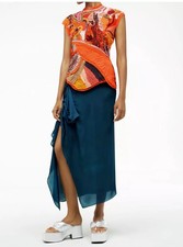 Zara ATELIER Beaded Embellished Midi Maxi Dress Bloggers Fave Holiday S RRP£349