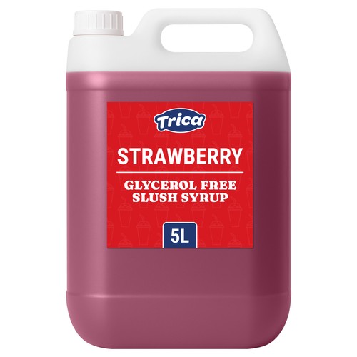 Trica strawberry slush syrup - trica,