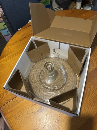 Ikea glass cake stand - cake, dome