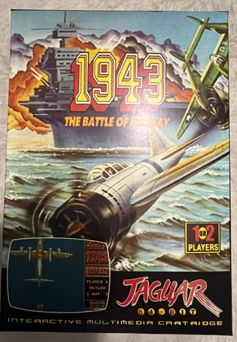 Atari jaguar 1943 cartridge - atari,